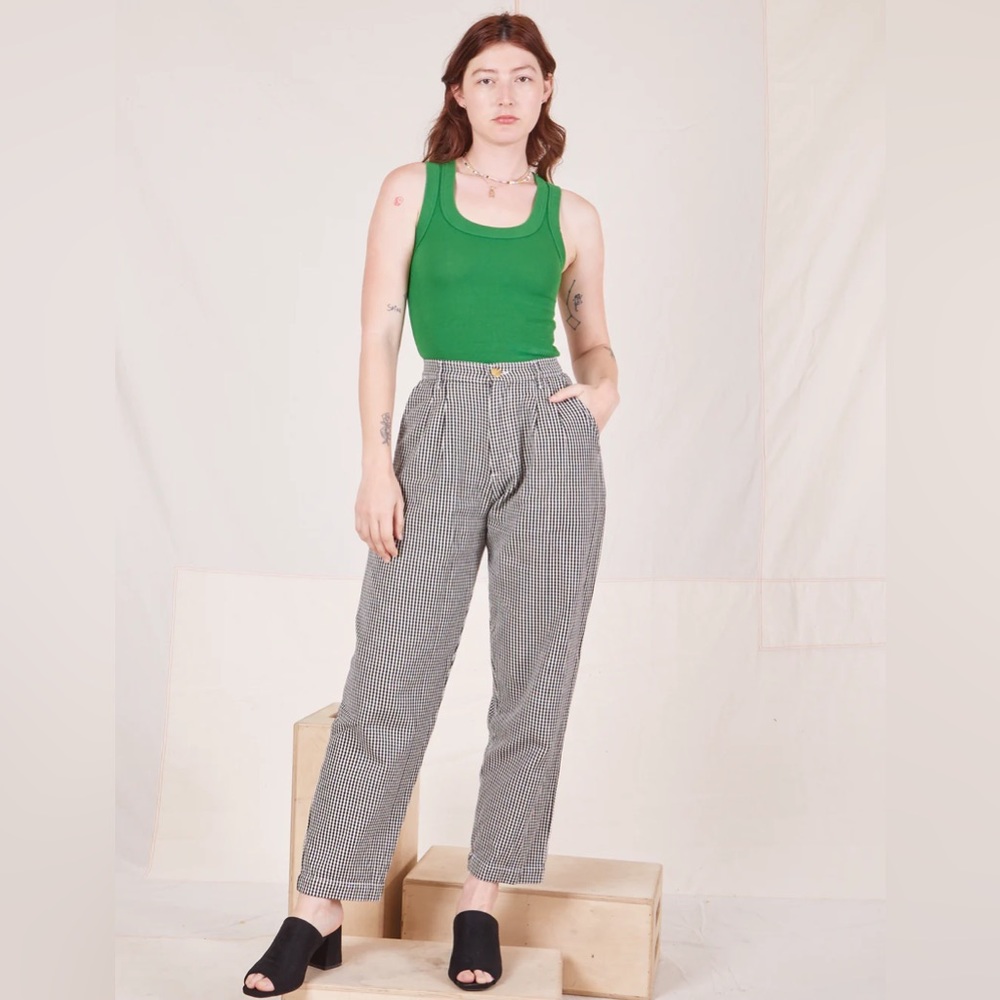 Big Bud Press Trousers in houndstooth, XS